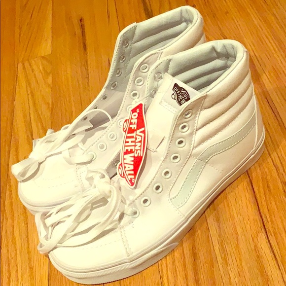 vans sk8 hi triple white